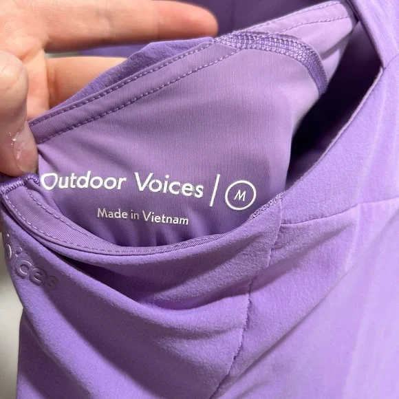 Outdoor Voices Cross Back Dress Medium Purple - Picture 4 of 6